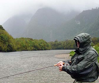 Pescar en dias lluviosos 