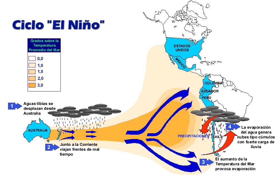 Meteorología avanzada para pescadores, Efectos de El Niño sobre la pesca - Todo para la pesca
